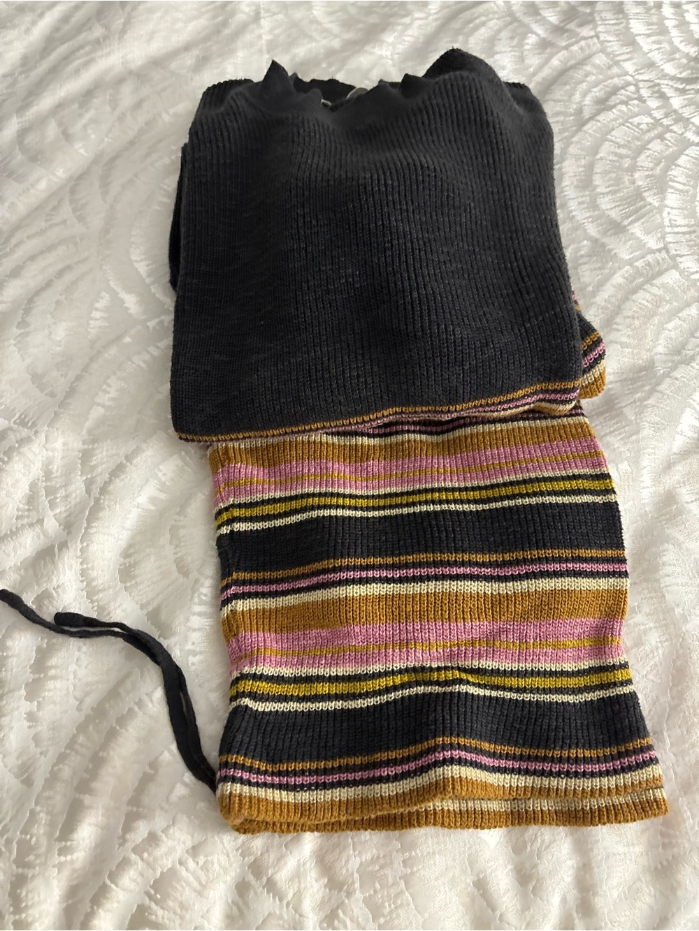 NATURAL LIFE Black Ribbed Knit Sweater - Picture 6 of 7